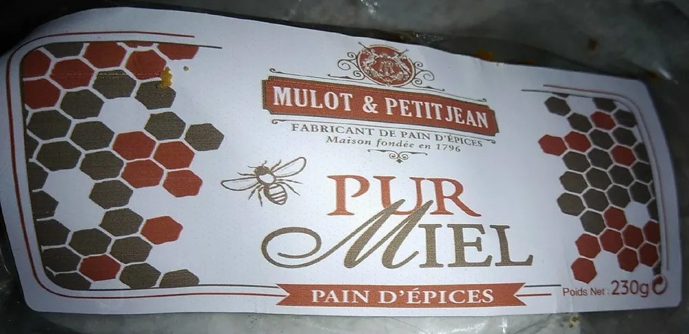 Pain d'épices pur miel