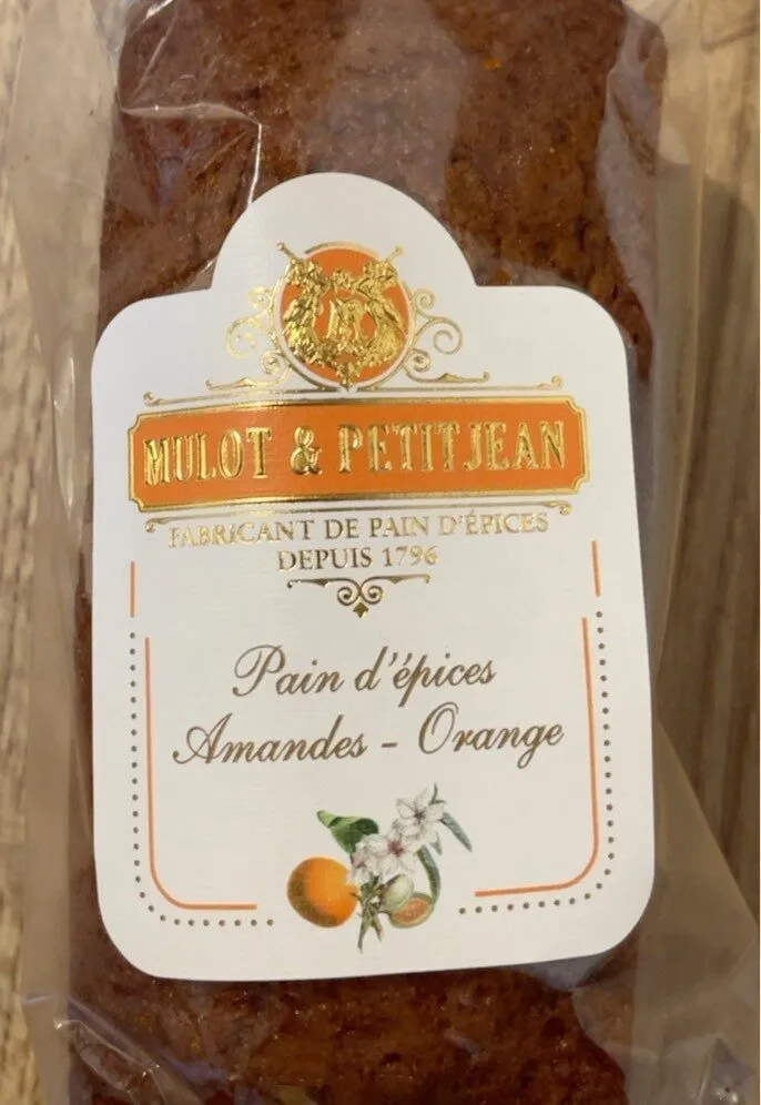 Pain d’epices Amanded-Oranges