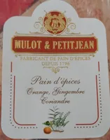 Pain d'épices orange, gingembre, coriandre