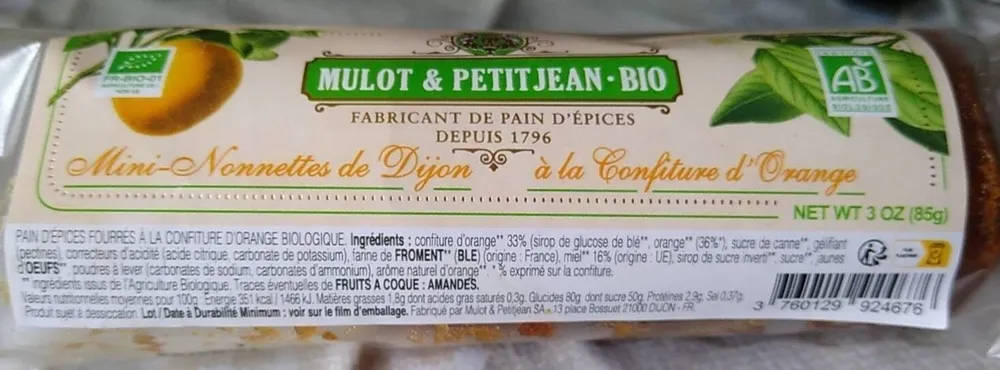 Nonnette Mulot et Petitjean BIO