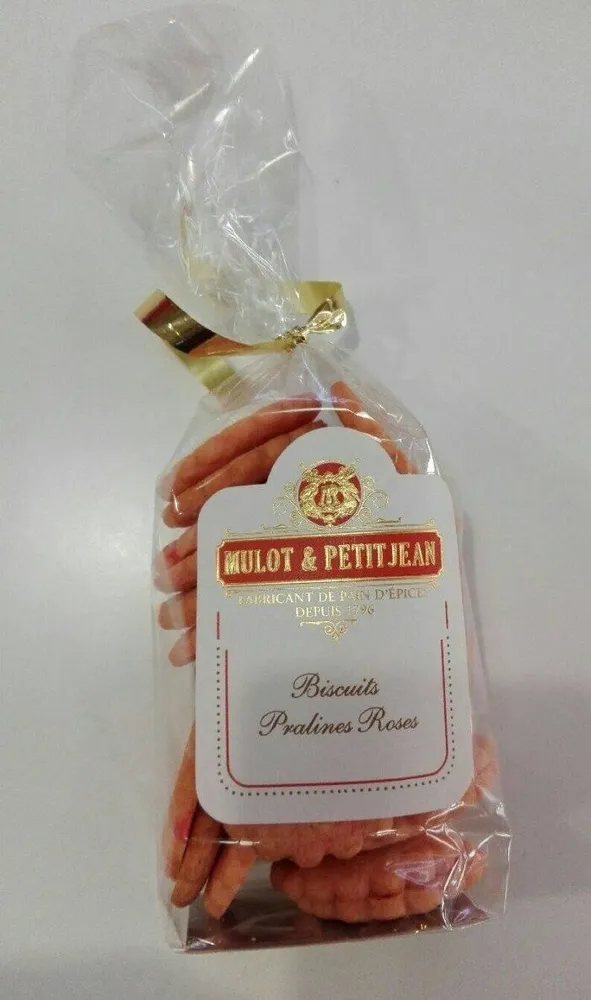 Biscuits pralines roses