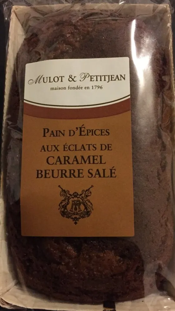 Pain d'épices aux eclats de caramel beurre sale