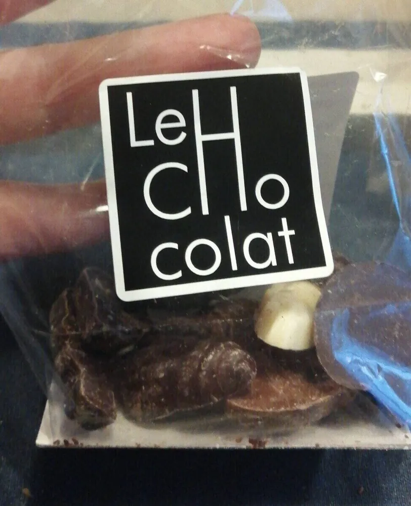 Oeuf chocolat noir et friture