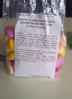 Œufs tendresse fruits assortis
