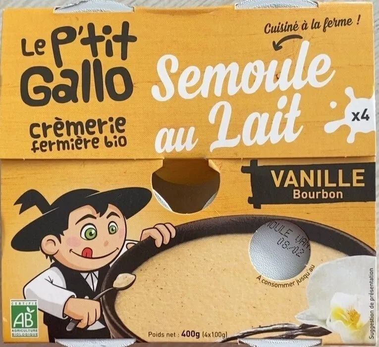 Semoule au lait