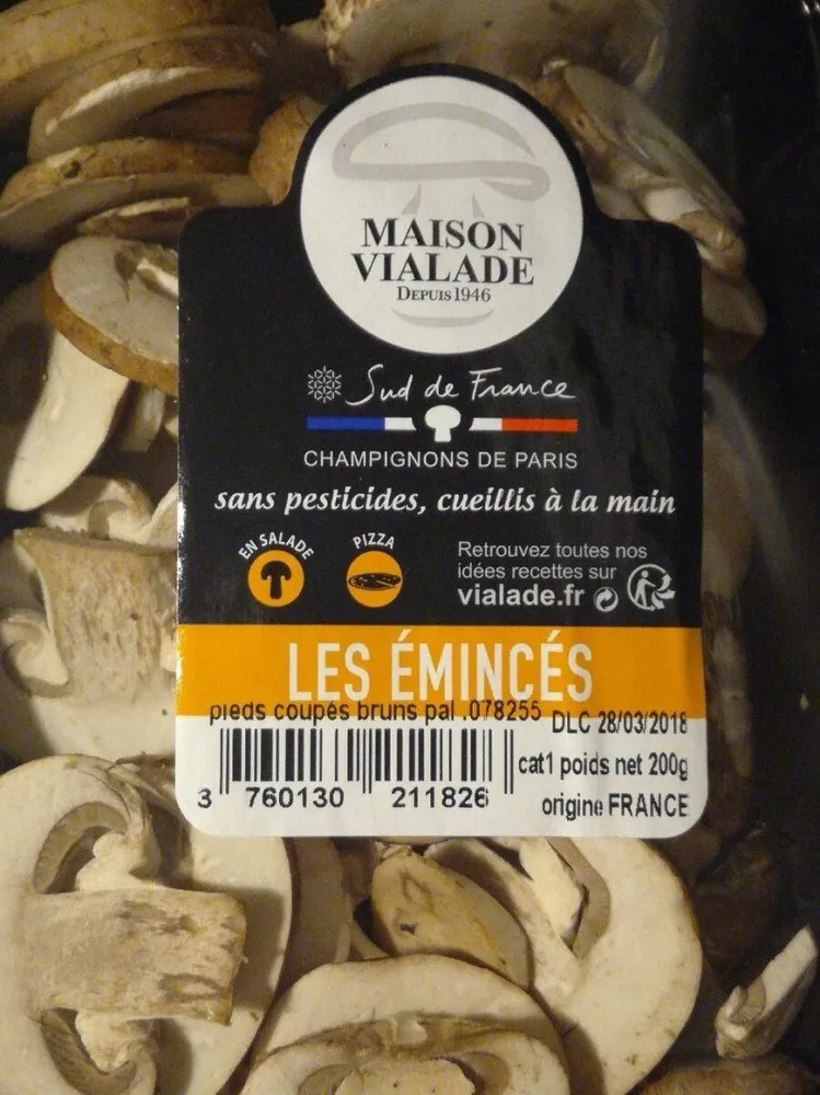 Émincées de champignons