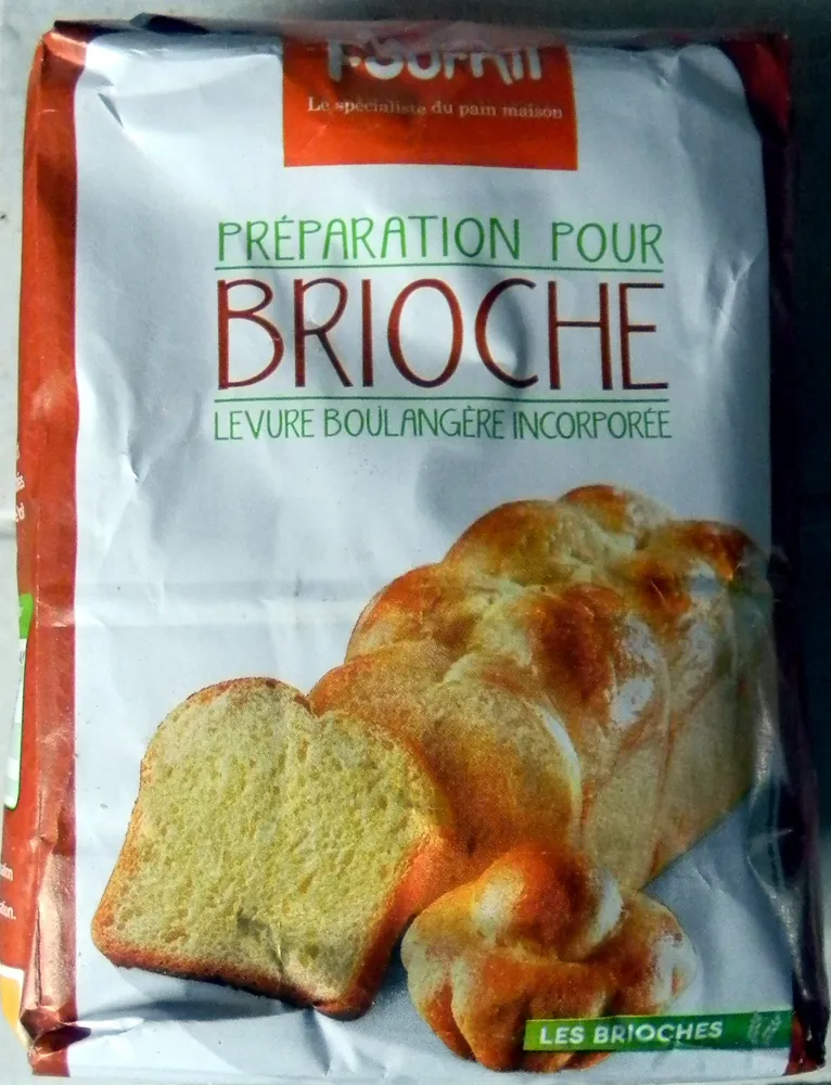 Préparation pour brioche levure boulangère incorporée