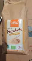 Farine de pois chiche bio sans gluten
