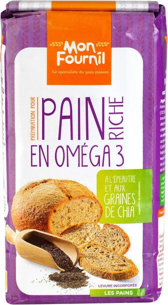 Farine à pain aux graines de chia avec levure