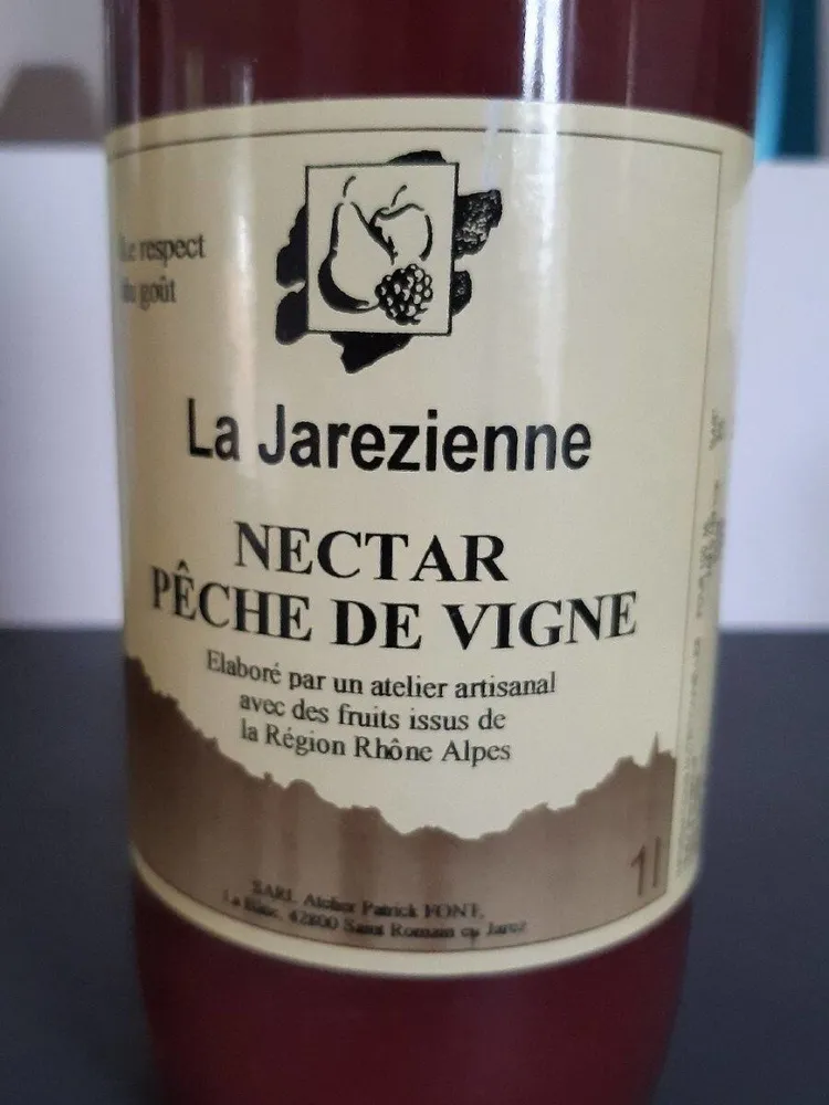 Nectar pêche de vigne