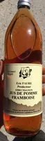 Jus de pomme framboise