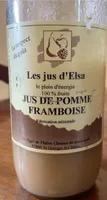 Jus de pomme framboise