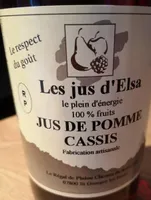 Jus de pomme cassis