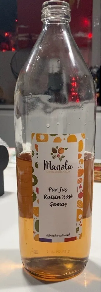 pur jus raisin rosé gamay