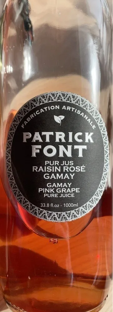 Pur jus raisin rosé Gamay