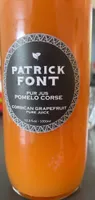 Pure jus pomelo corse