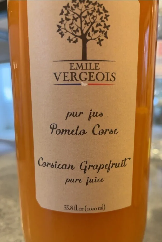 Pur jus pomelo corse