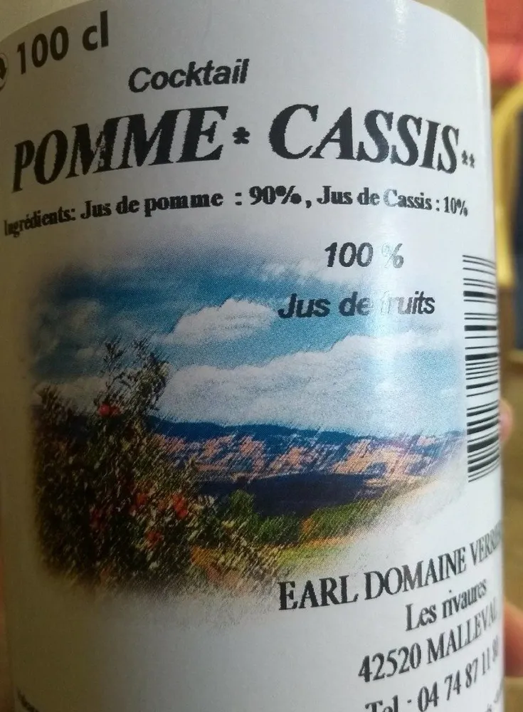 Cocktail Pomme Cassis