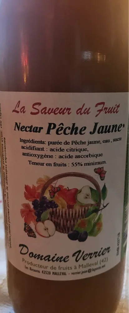 Nectar peche Jaune