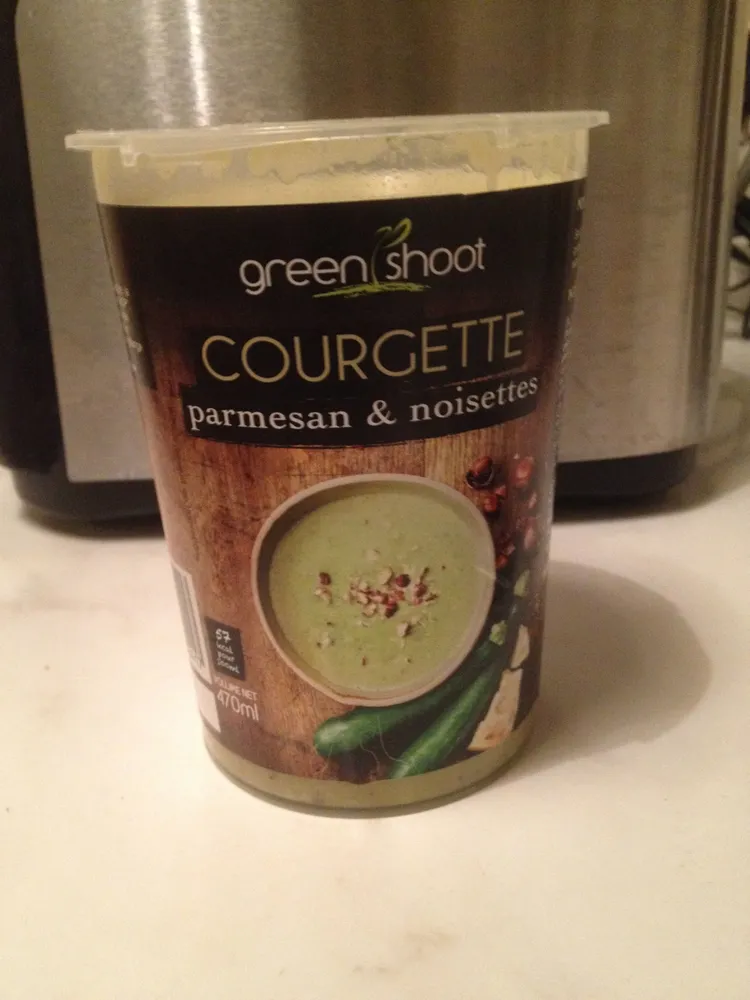 Soupe Courgette parmesan