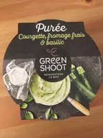 Purée courgette, fromage frais et basilic