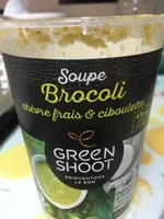 Soupe Brocoli chèvre frais et ciboulette