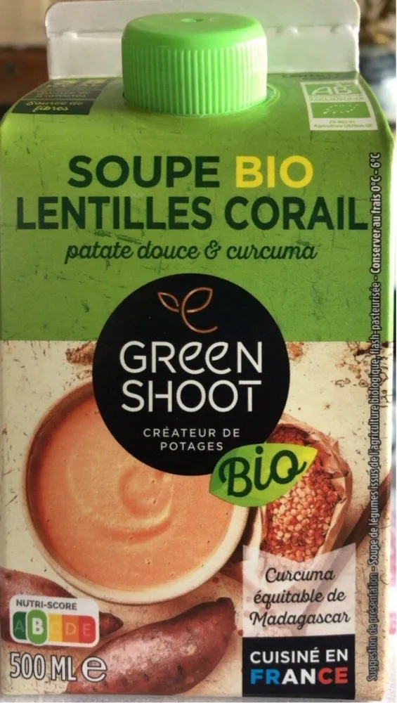 Soupe lentilles corail