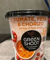 Tomate, feta et chorizo