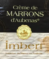 Imbert - Aubenas Chestnut Spread (Creme de Marrons), 2.2lb (850ml) Can