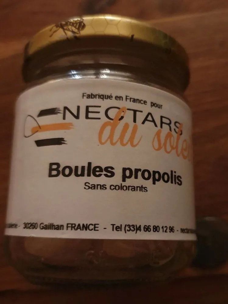 Boules propolis