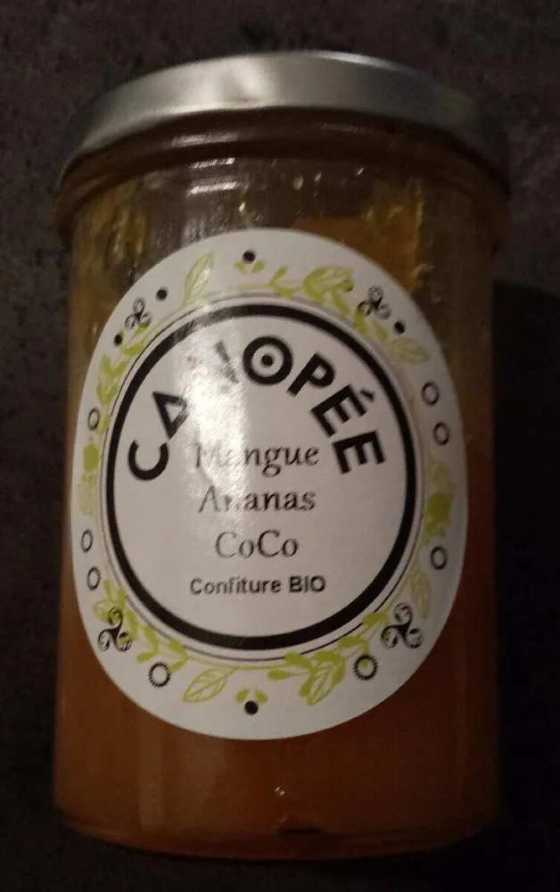 Confiture Mangue, Ananas et Lait de coco