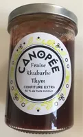 Confiture Fraise Rhubarbe Thym