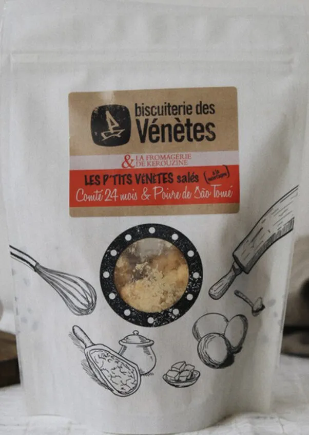 Les p'tits vénètes salés comté 24 mois et poivre de Sao Tome