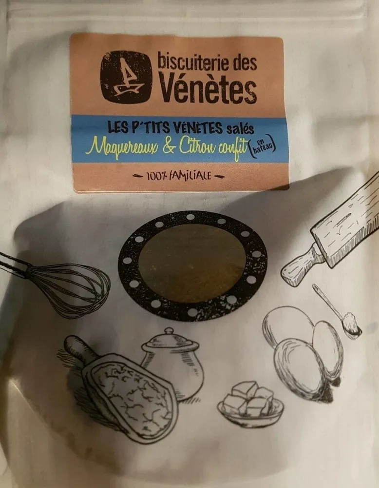 Les p'tits venetes salés Maquereaux & citron confit