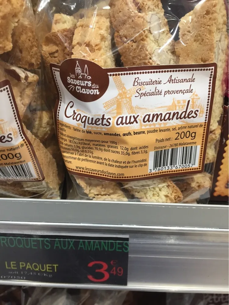 Croquets aux amandes
