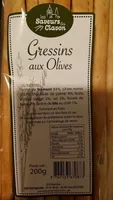 Gressins aux olives