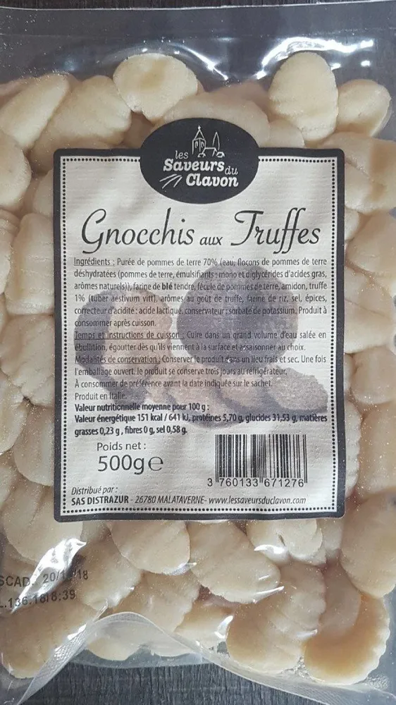 Gnocchis aux Truffes