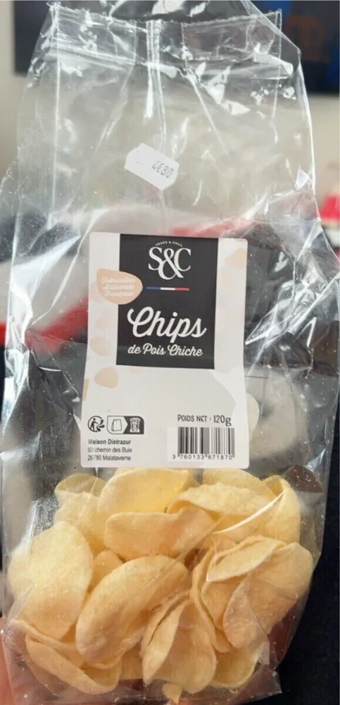 Chips de pois chiche