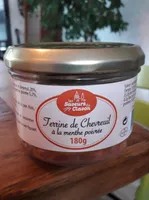 Terrine de chevreuil à la menthe poivrée