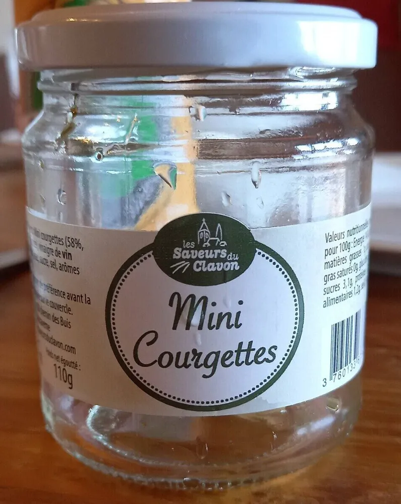 Mini courgettes