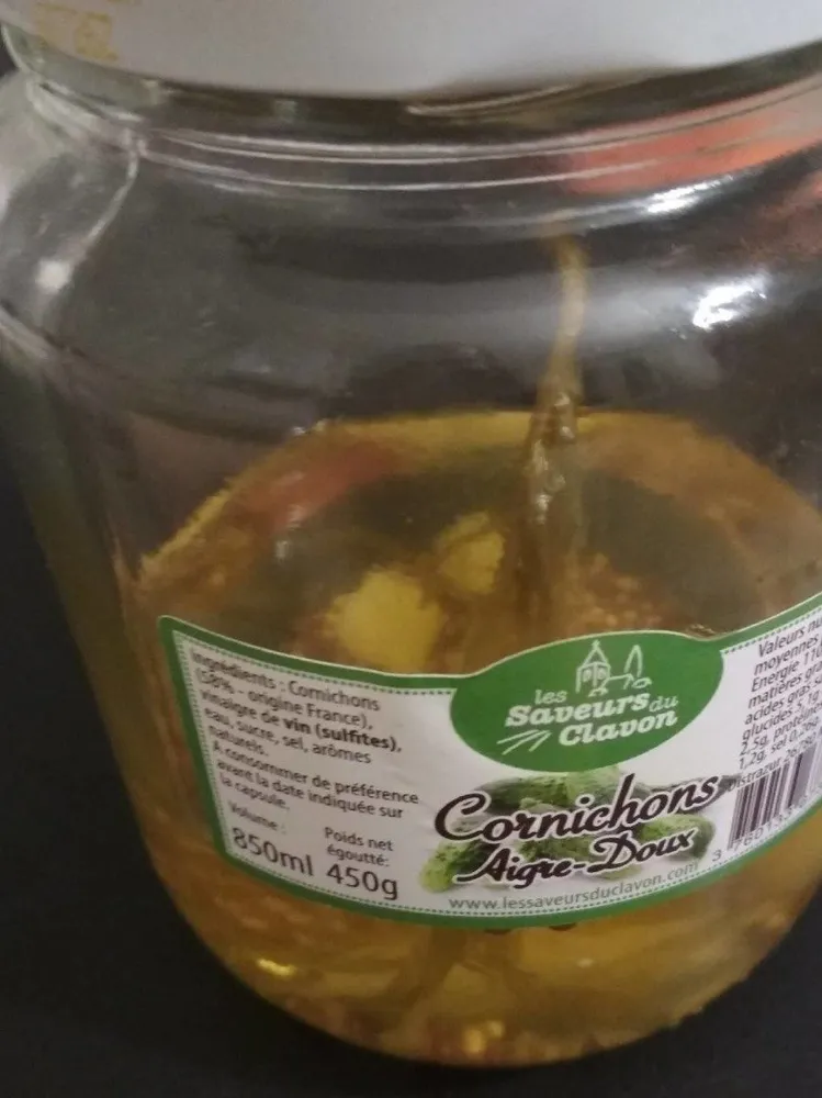 Cornichons aigre-doux
