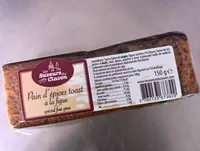 Pain d'épices toast à la figue spécial foie gras