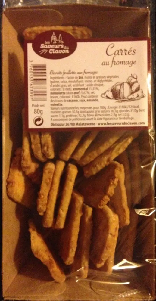 Carrés au fromage