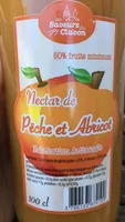 Nectar de peche et abricot