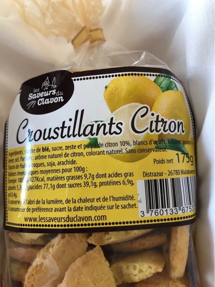 Croustillants citron