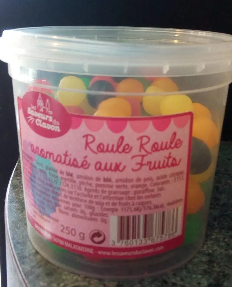 Roule roule aromatisé aux fruits