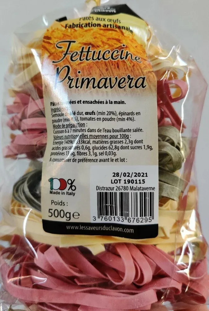 Fettuccine Primavera