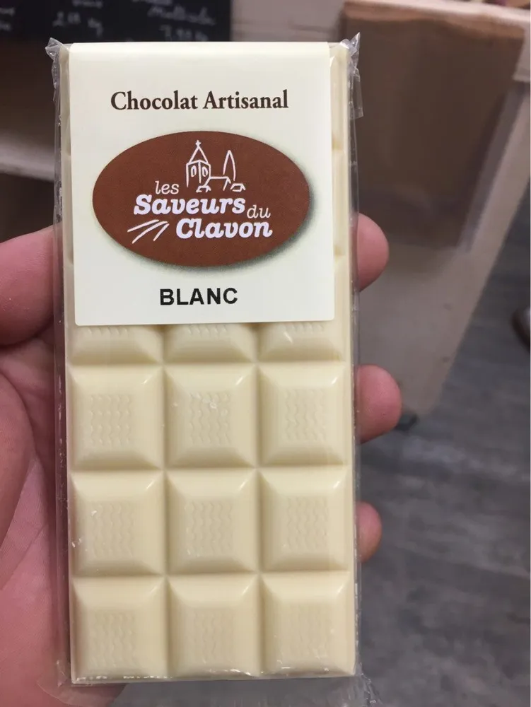 Chocolat blanc artisanal