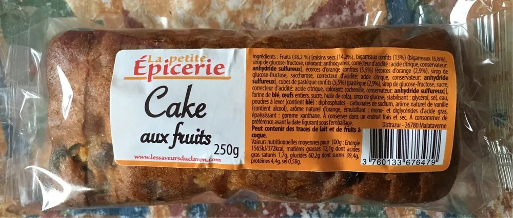 Cake aux fruits