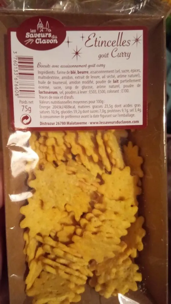 Étincelles goût curry